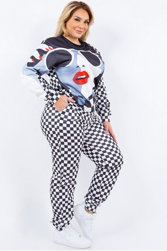 FASHION SET WOMEN WITH GLASSES