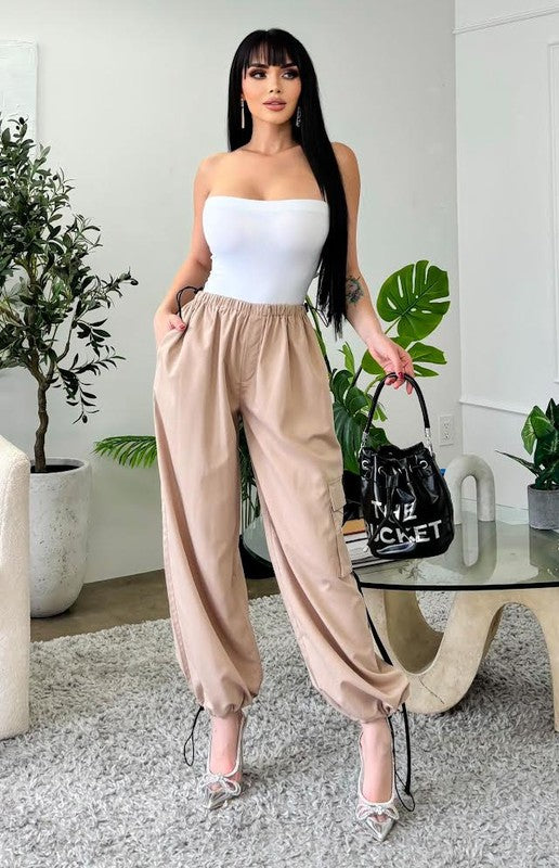 Cargo Skirt Beige
