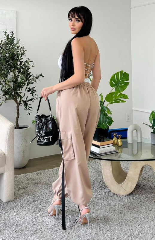 Cargo Skirt Beige