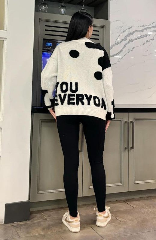 Sweater White Denim