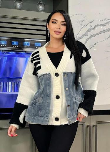 Sweater White Denim