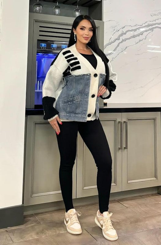 Sweater White Denim